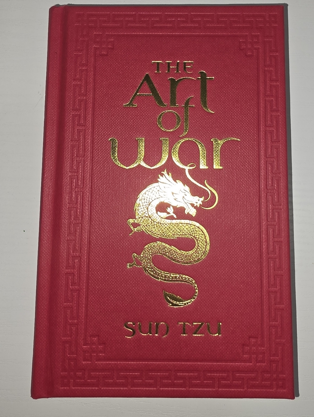Sun Tzu "The Art of War" Decorative Red Hardcover